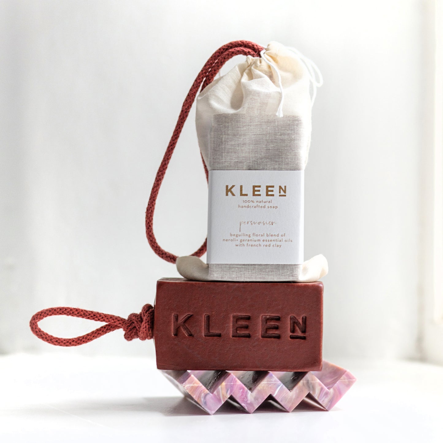 
                  
                    Persuasion - Neroli & Geranium Vegan Soap on a Rope
                  
                