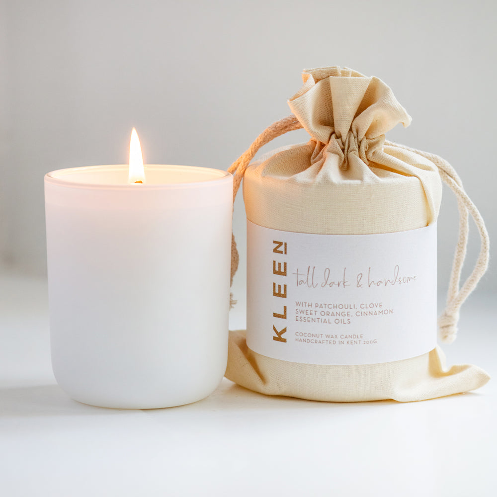 Tall Dark & Handsome Scented Coconut Wax Candle