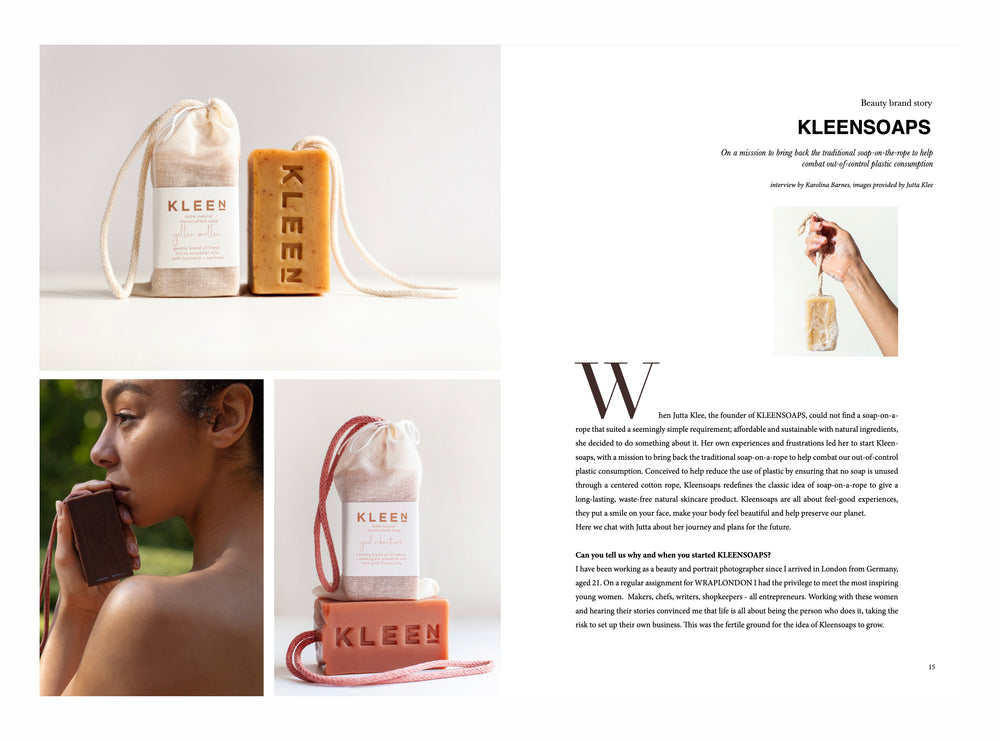 Kleensoaps |  Natural, Vegan Soap on a Rope made in the UK
