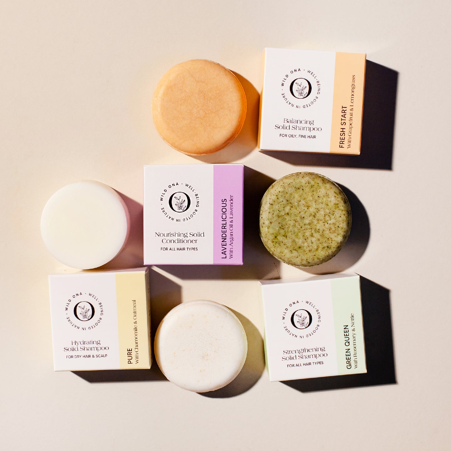 
                  
                    Wild Ona GREEN QUEEN - Strengthening Solid Shampoo
                  
                
